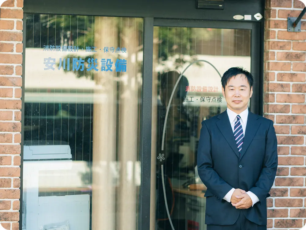 社長安川の写真