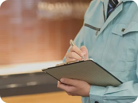 安川防災設備 | 建築基準法の点検画像